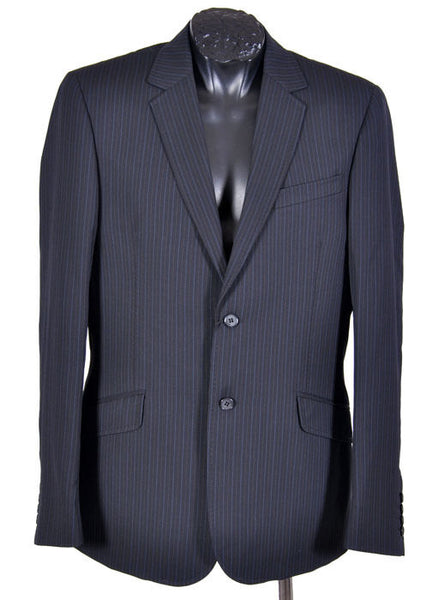 BRAND NEW CAVALLI BLACK PINSTRIPE SUIT 52 - 42 | Exquisite Finds